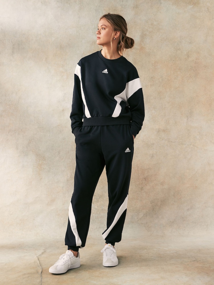 adidas Black Laziday Tracksuit - Image 1 of 6