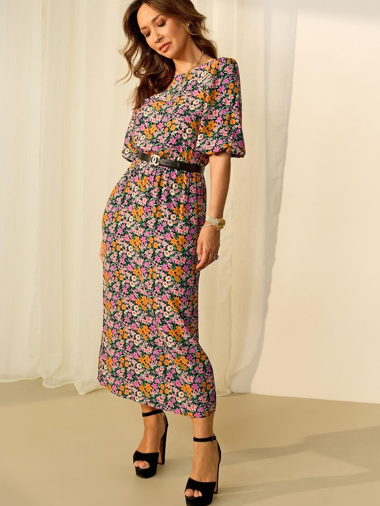 Myleene Klass Animal Bow Back Aztec Dress - Image 1 of 6