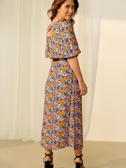 Myleene Klass Animal Bow Back Aztec Dress - Image 2 of 6