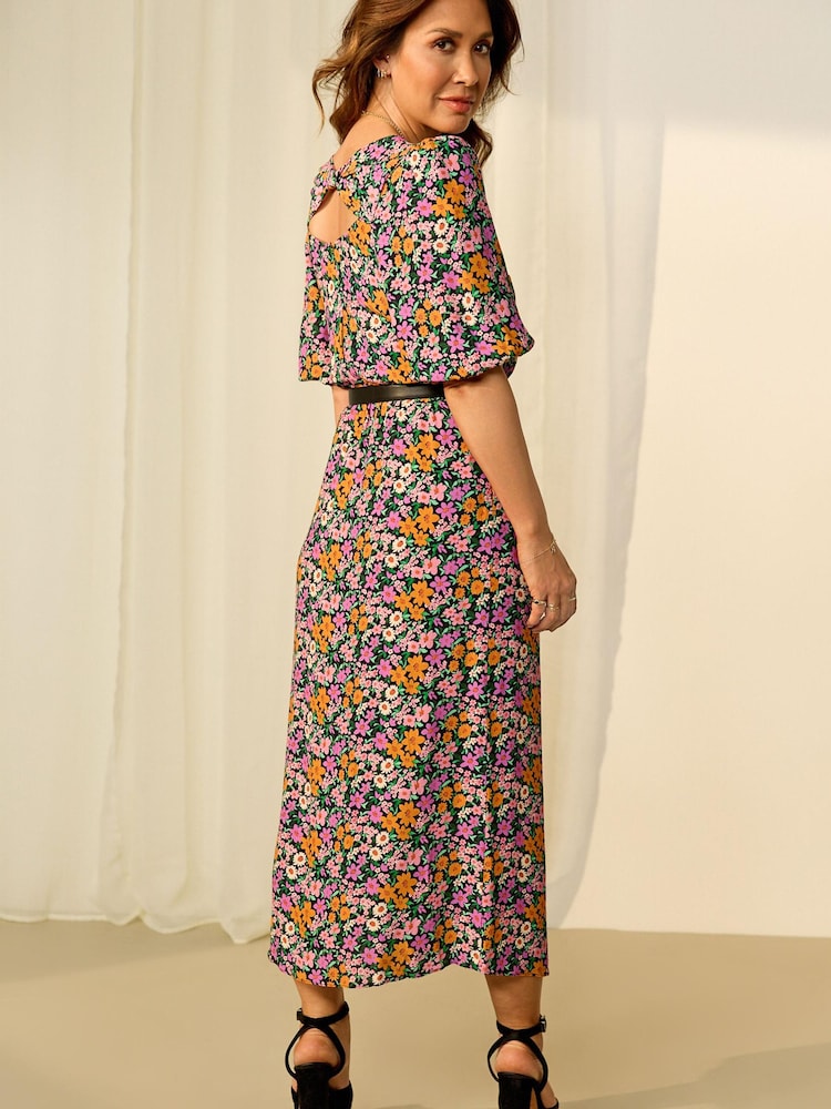 Myleene Klass Animal Bow Back Aztec Dress - Image 2 of 6
