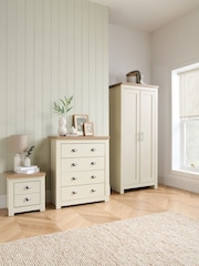 Birlea Cream Highgate 4 Drawer Chest - Image 4 of 7