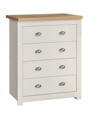Birlea Cream Highgate 4 Drawer Chest - Image 5 of 7