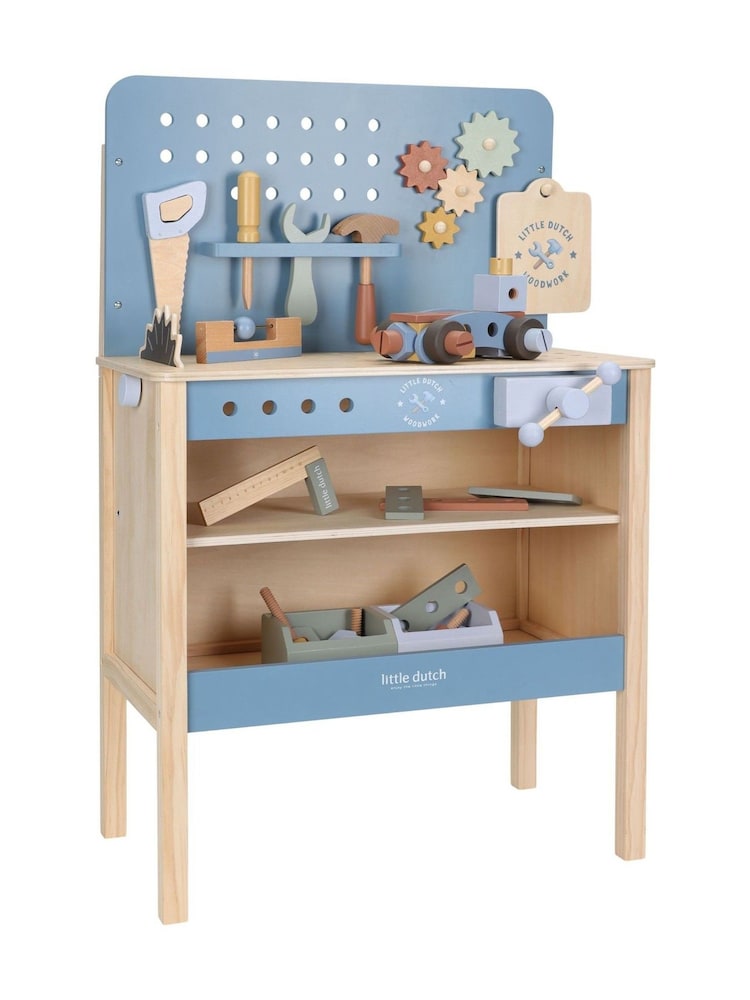 Little Dutch Multi Wooden Workbench Toy - Image 6 of 6 Little Dutch Multi Wooden Workbench Toy - Image 6 of 6