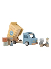 Little Dutch Multi Garbage Wooden Truck Toy With Pegdolls - Image 3 of 3