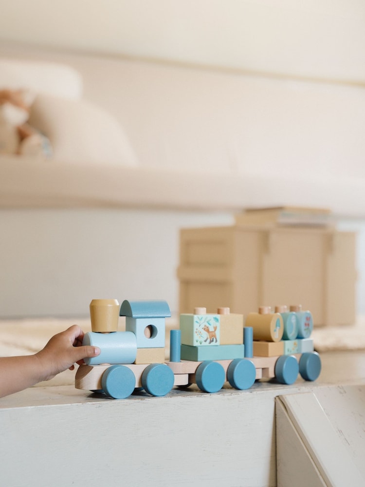 Little Dutch Forest Friends Stacking Toy Train - Image 1 of 2 Little Dutch Forest Friends Stacking Toy Train - Image 1 of 2
