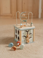Little Dutch Forest Friends Blue Activity Cube Toy - Image 1 of 5