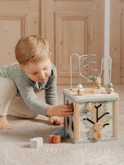 Little Dutch Forest Friends Blue Activity Cube Toy - Image 2 of 5