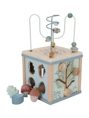 Little Dutch Forest Friends Blue Activity Cube Toy - Image 4 of 5