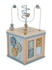 Little Dutch Forest Friends Blue Activity Cube Toy - Image 5 of 5