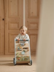 Little Dutch Forest Friends Blue Multi-Activity Baby Walker Wooden Toy - Image 3 of 5