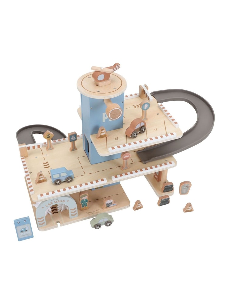 Little Dutch Multi Garage Wooden Toy - Image 5 of 5 Little Dutch Multi Garage Wooden Toy - Image 5 of 5
