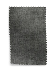 Dark Grey Fabric by The Metre Plush Chenille - Image 1 of 1