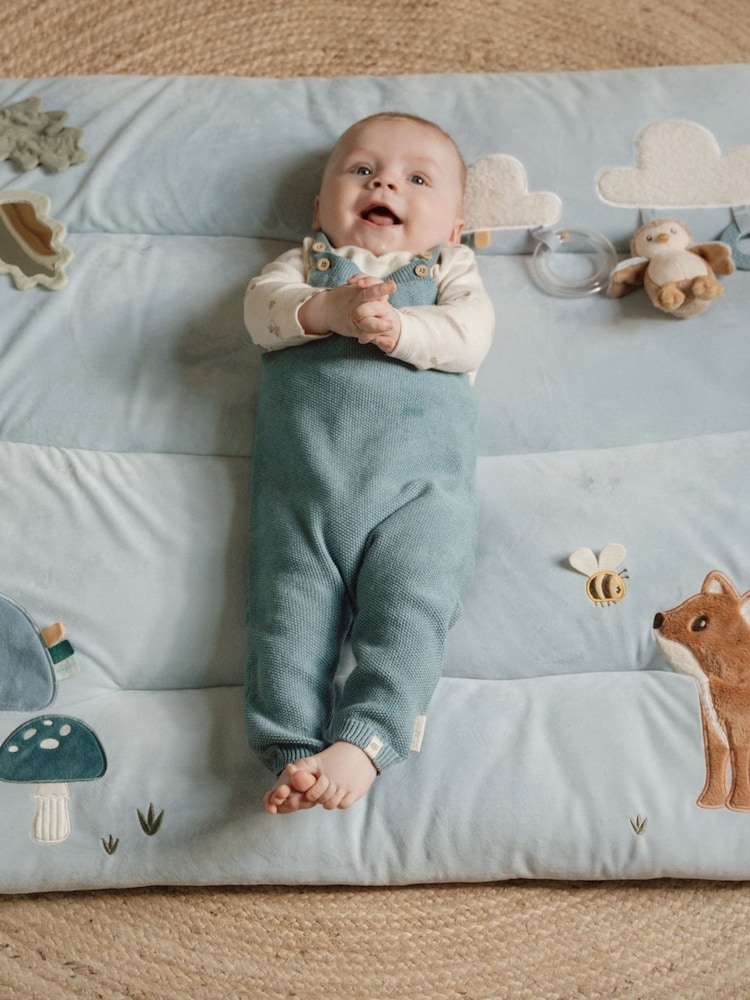 Little Dutch Forest Friends Blue Playpen Mat - Image 2 of 3 Little Dutch Forest Friends Blue Playpen Mat - Image 2 of 3