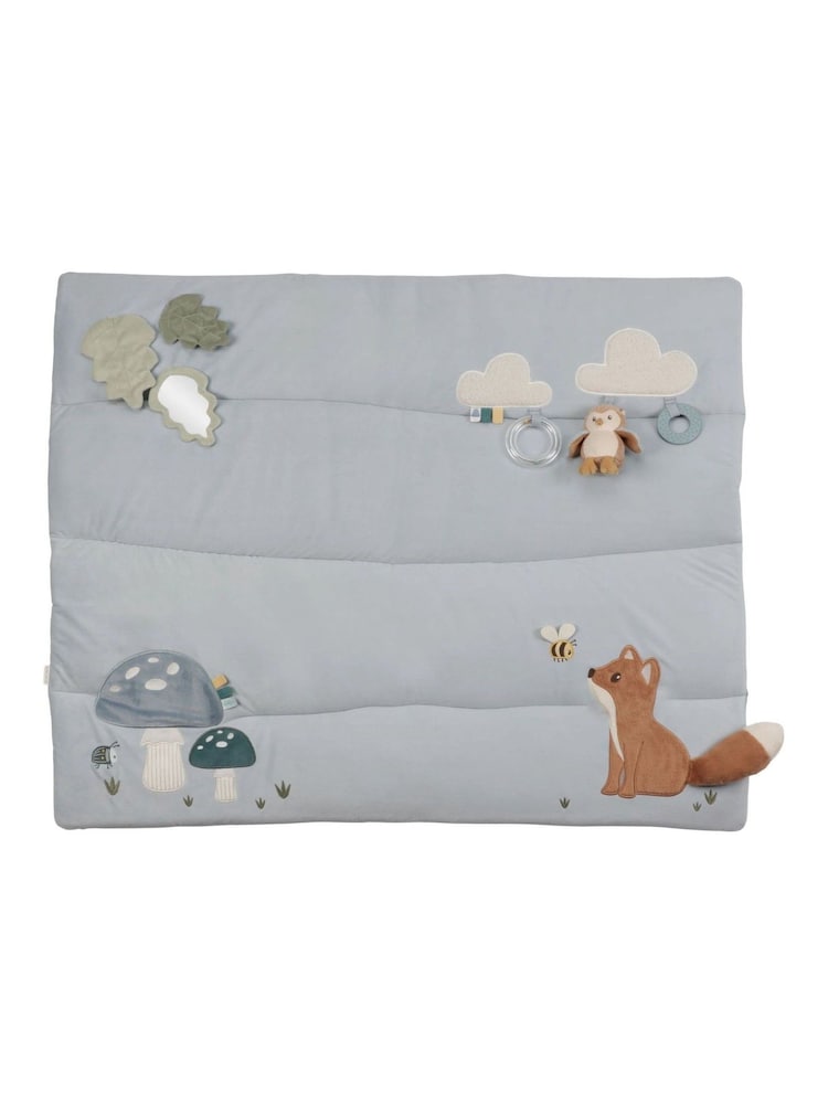 Little Dutch Forest Friends Blue Playpen Mat - Image 3 of 3 Little Dutch Forest Friends Blue Playpen Mat - Image 3 of 3