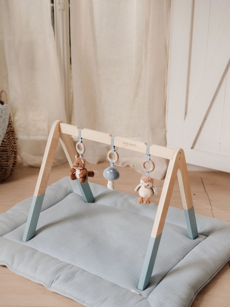 Little Dutch Forest Friends Blue Baby Gym - Image 1 of 3 Little Dutch Forest Friends Blue Baby Gym - Image 1 of 3