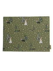 Sophie Allport Green Fabric Festive Forest Placemat - Image 1 of 1