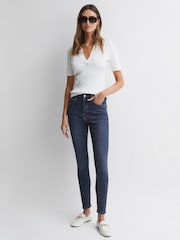 Good American Released Hem Skinny Jeans - Image 1 of 6