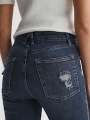 Good American Released Hem Skinny Jeans - Image 3 of 6