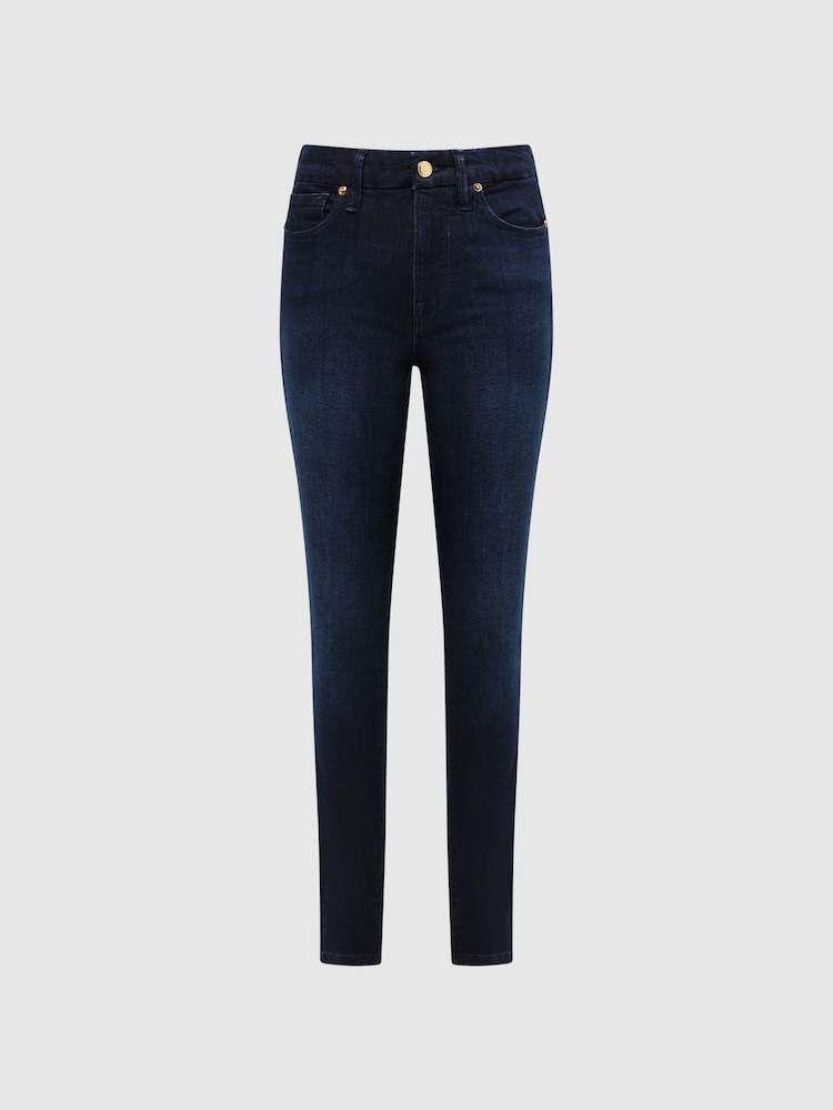 Good American Indigo Good American Sculpting Skinny Jeans - Image 2 of 7