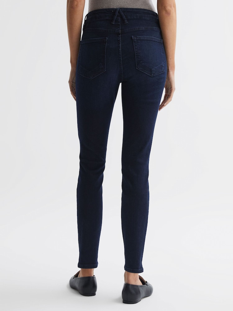 Good American Mid Blue Good American Sculpting Skinny Jeans - Image 4 of 4