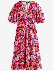 Myleene Klass Pink Floral Tea Dress - Image 8 of 9