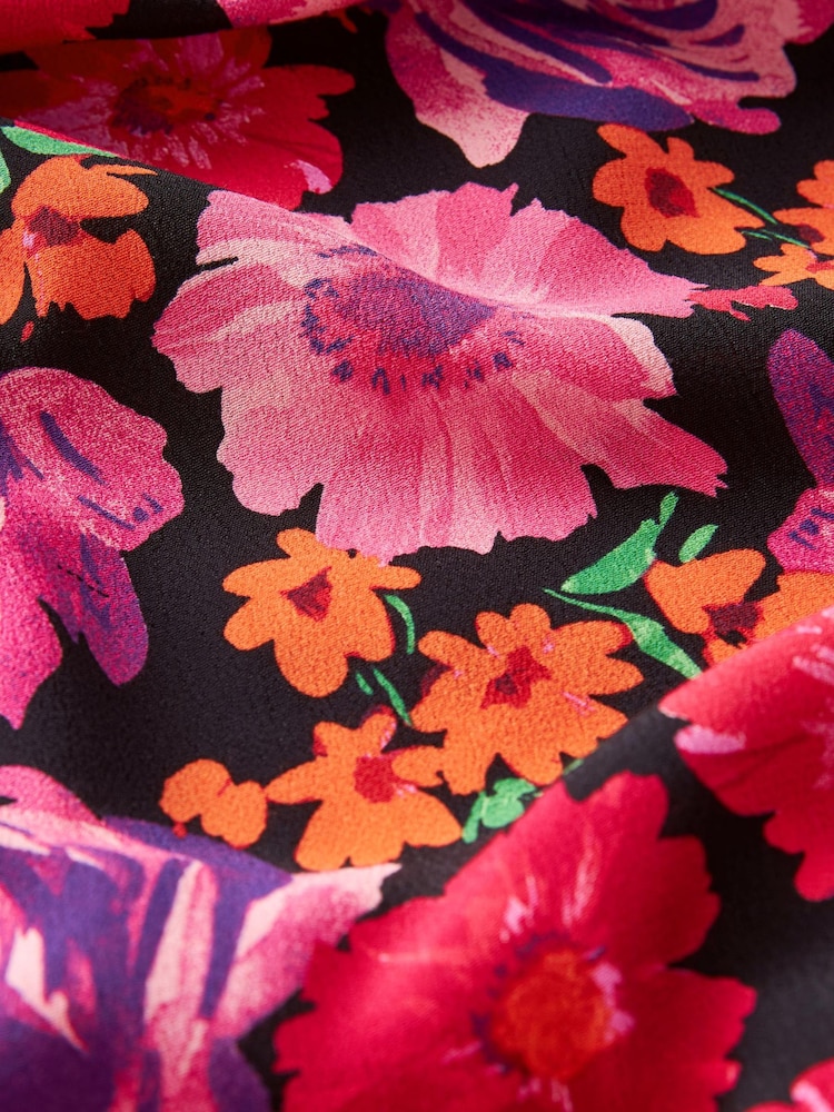 Myleene Klass Pink Floral Tea Dress - Image 9 of 9
