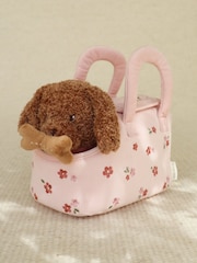 Little Dutch Pink Plush Dog Jackie in Bag - Image 3 of 6
