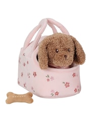 Little Dutch Pink Plush Dog Jackie in Bag - Image 5 of 6