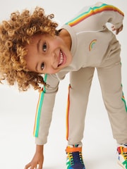 Little Bird by Jools Oliver Stone Rainbow Crew Neck Sweatshirt - Image 2 of 7