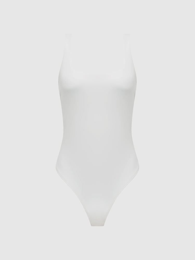 Good American White Good American Square Neck Bodies - Image 2 of 7