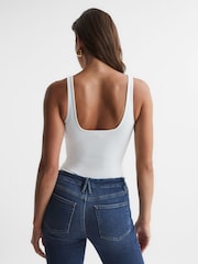 Good American White Good American Square Neck Bodies - Image 5 of 7