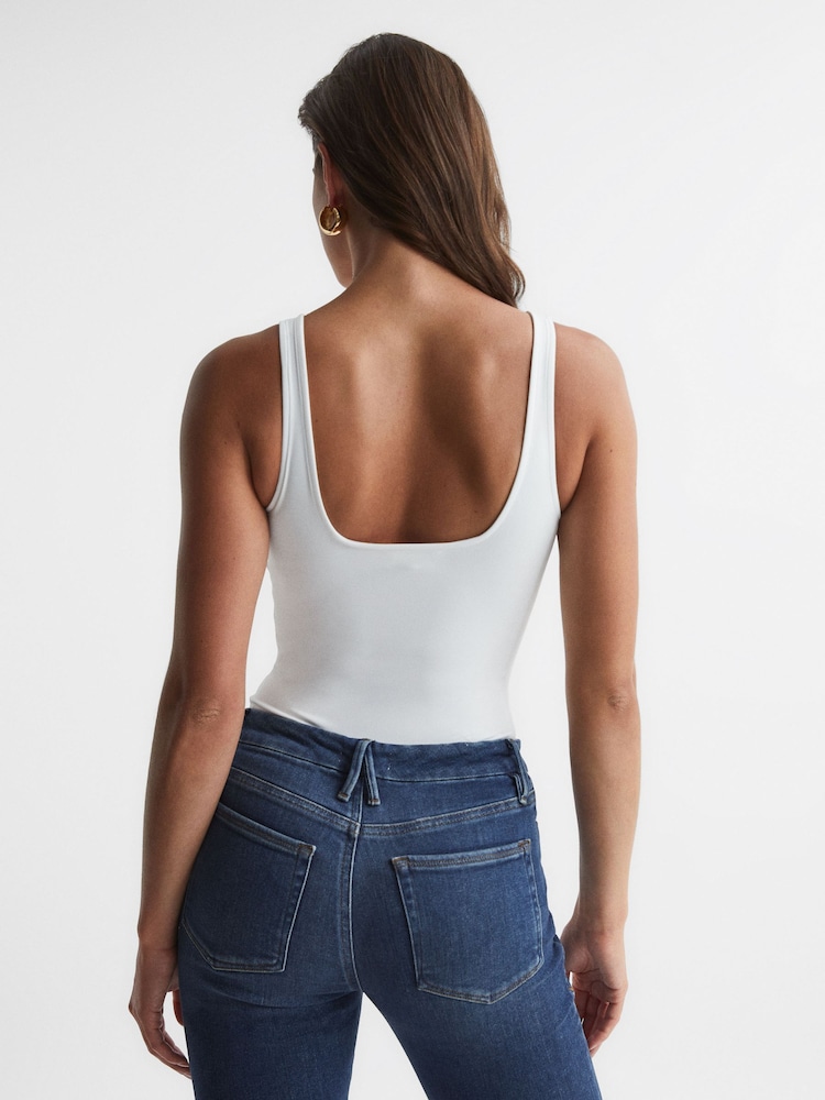 Good American White Good American Square Neck Bodies - Image 5 of 7