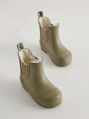 Neutral Warm Lined Ankle Wellies - Image 1 of 5