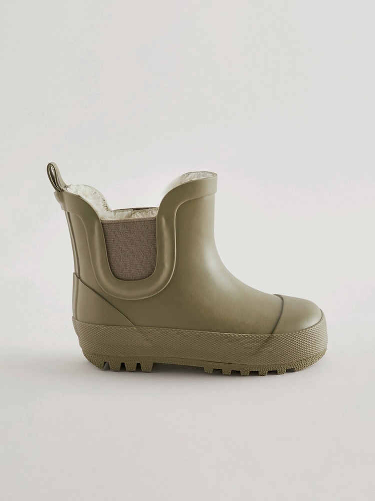 Neutral Warm Lined Ankle Wellies - Image 2 of 5