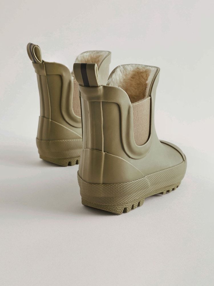 Neutral Warm Lined Ankle Wellies - Image 4 of 5