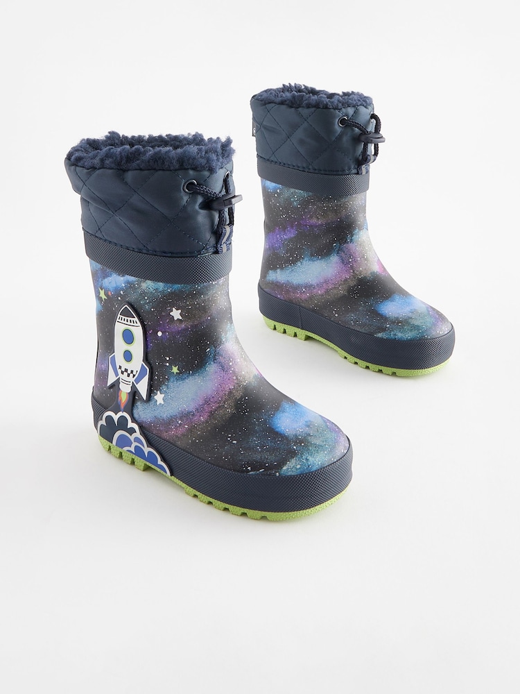 Black Rocket Cuff Wellies - Image 1 of 7