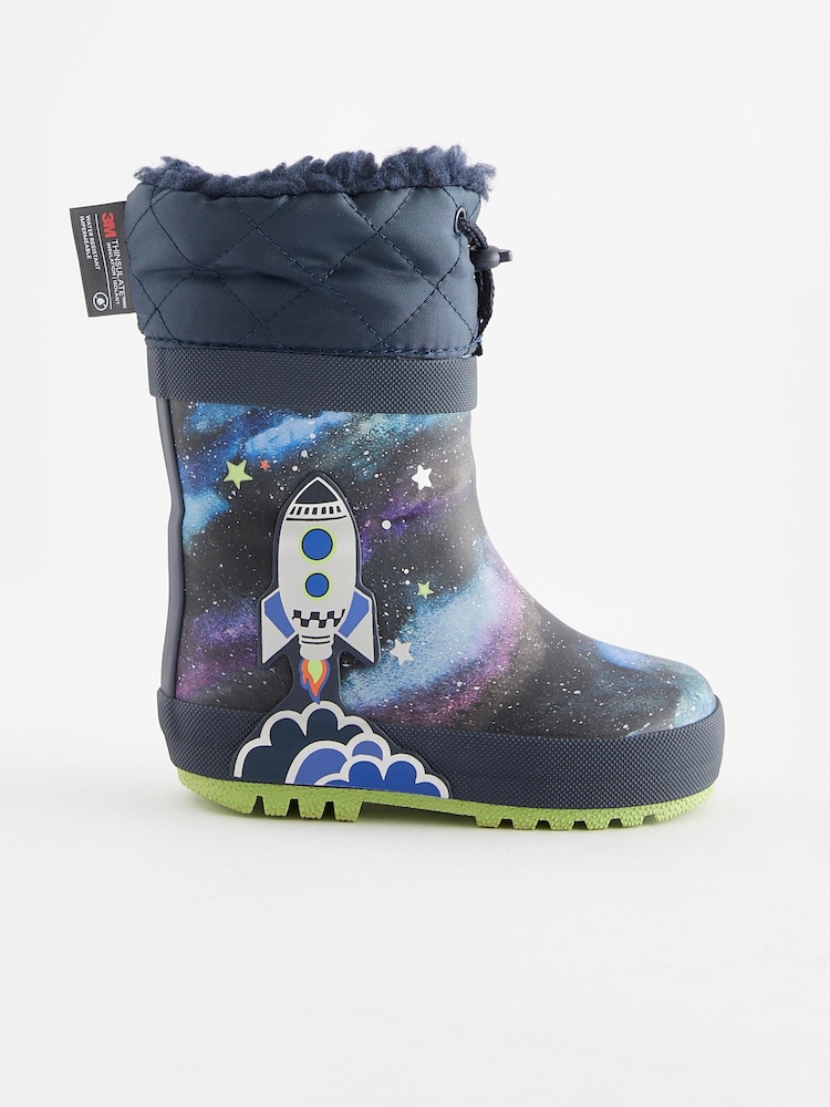 Black Rocket Cuff Wellies - Image 2 of 7