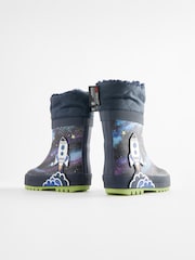Black Rocket Cuff Wellies - Image 3 of 7