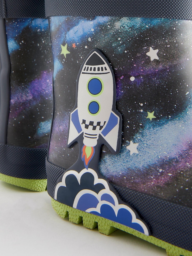 Black Rocket Cuff Wellies - Image 7 of 7