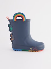Navy Blue Transport Handle Wellies - Image 2 of 5