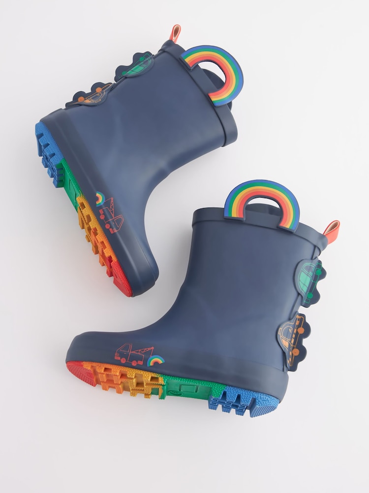Navy Blue Transport Handle Wellies - Image 5 of 5