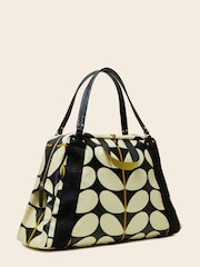 Orla Kiely Sharpie Major Holdall 100% Cotton Weekend Bag - Image 3 of 5