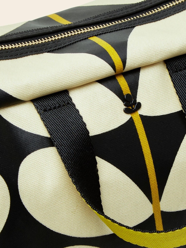 Orla Kiely Sharpie Major Holdall 100% Cotton Weekend Bag - Image 5 of 5