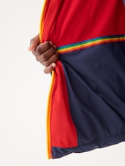 Little Bird By Jools Oliver Spritzwasserfester, wattierter Mantel mit Regenbogendesign und langem Schnitt - Bild 7 von 12