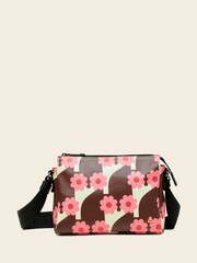 Orla Kiely Mini Fielder Cross-Body 100% Cotton Bag - Image 1 of 5
