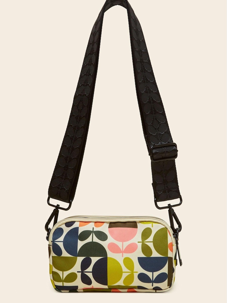 Orla Kiely Tripod Cross-Body Bag - Image 3 of 5