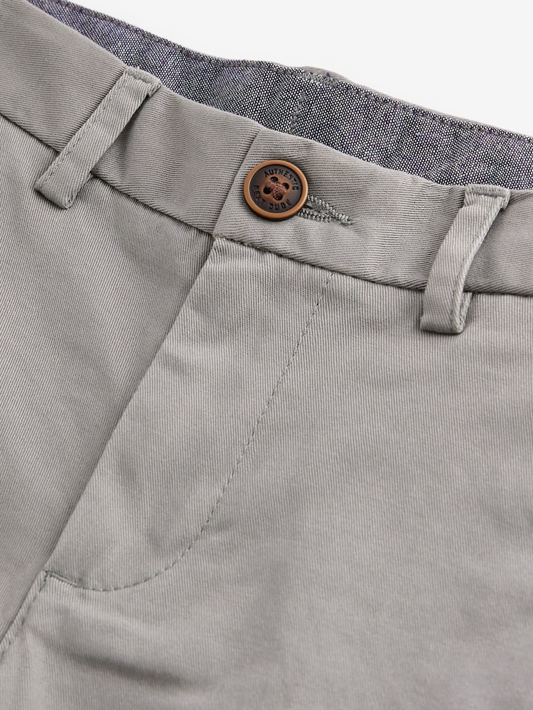Gris claro - Pantalones chinos elásticos (3-17años) - Imagen 3 de 3 Gris claro - Pantalones chinos elásticos (3-17años) - Imagen 3 de 3