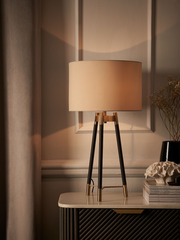 Black Hudson Table Lamp - Image 1 of 5