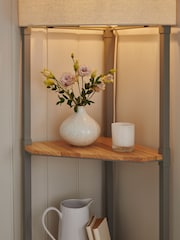 Grey Malvern Shelf Floor Lamp - Image 3 of 6