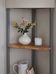 Grey Malvern Shelf Floor Lamp - Image 4 of 6